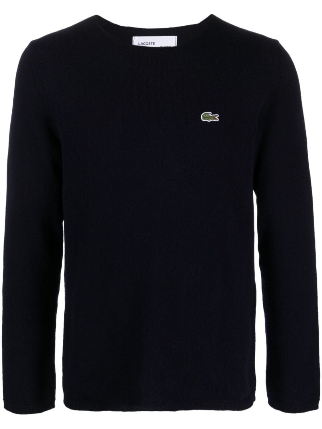 

Comme Des Garçons Shirt x Lacoste intarsia-knit logo jumper, синий