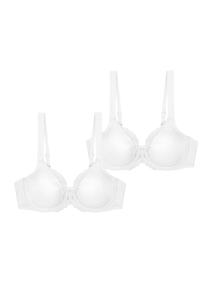 

Бюстгальтер на косточках Triumph Bügel-BH Modern Lace+Cotton, белый