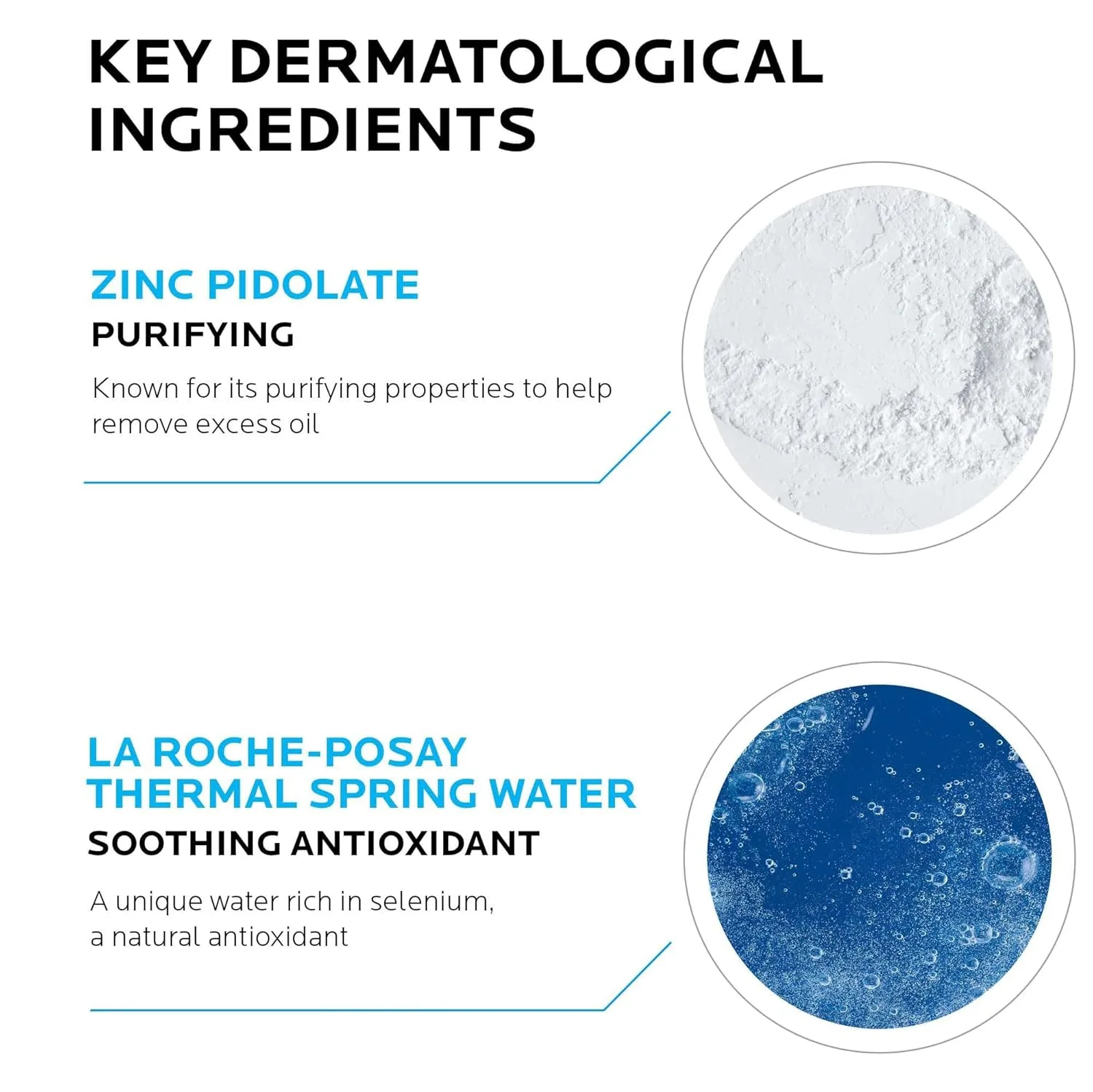 La Roche-Posay Effaclar Purifying Foaming Gel Cleanser для жирной кожи, с цинком пидолатом против излишков жира и блеска, без спирта и масел, тестировано на чувствительной коже, набор 2 шт 400 мл (2 шт.) — фото 2