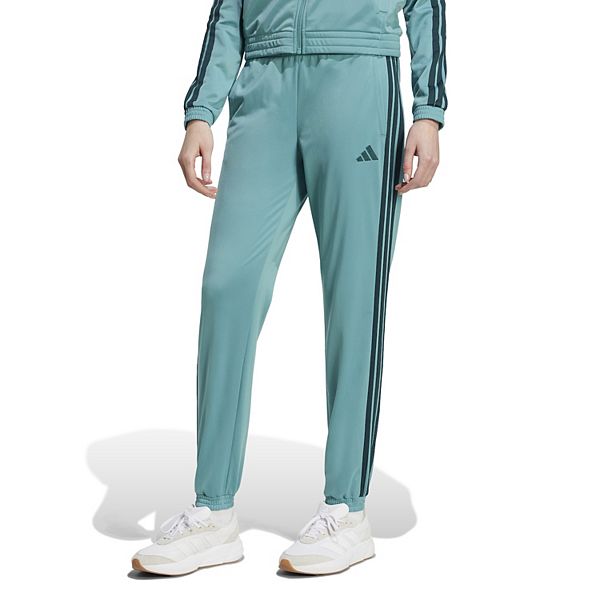 

Женские брюки с фирменными тремя полосками Adidas, Powder Teal Ivy