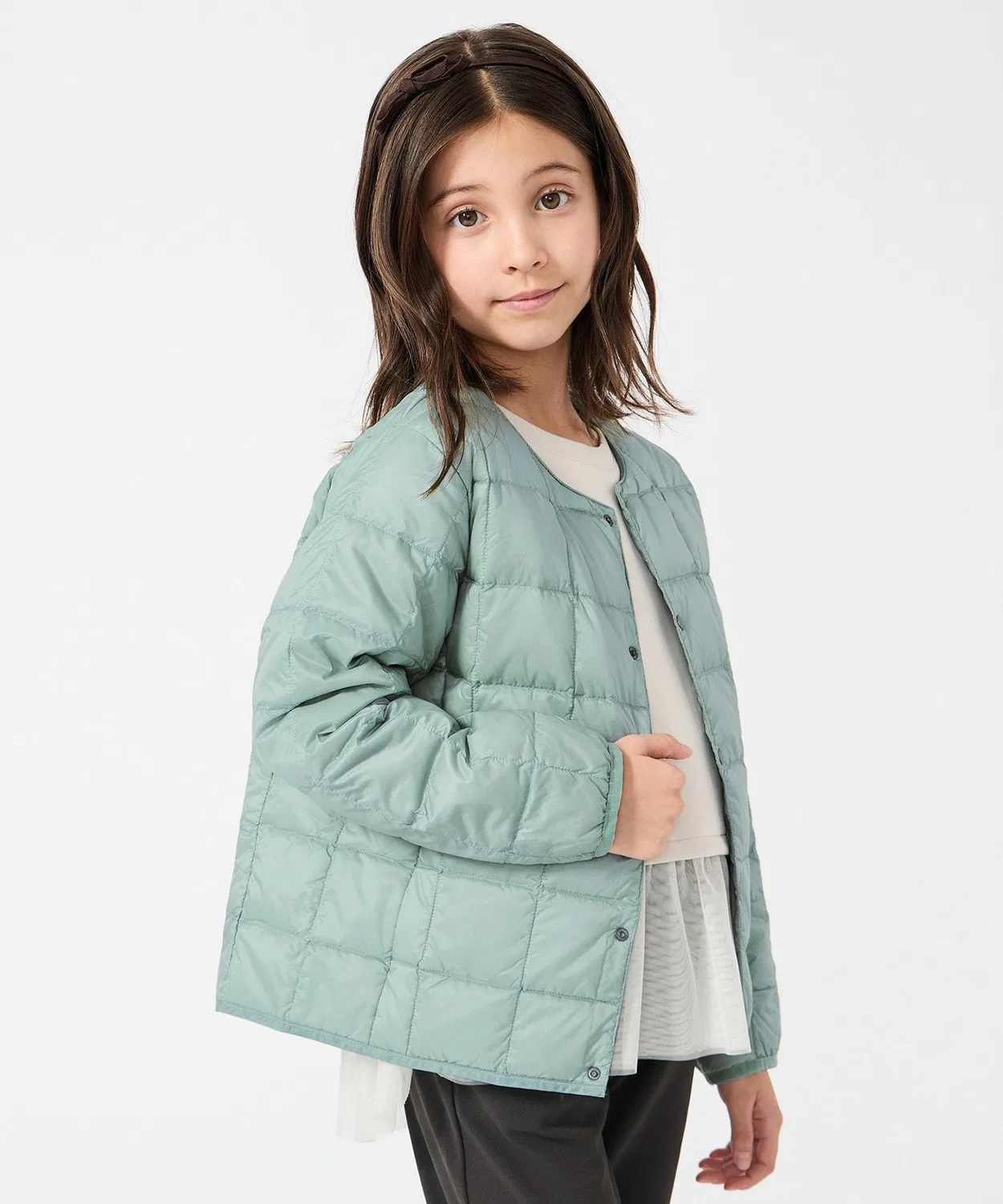 Куртка-пуховик TAION × UNFILO KIDS, 120-150 см, тёмно-синий — фото 2