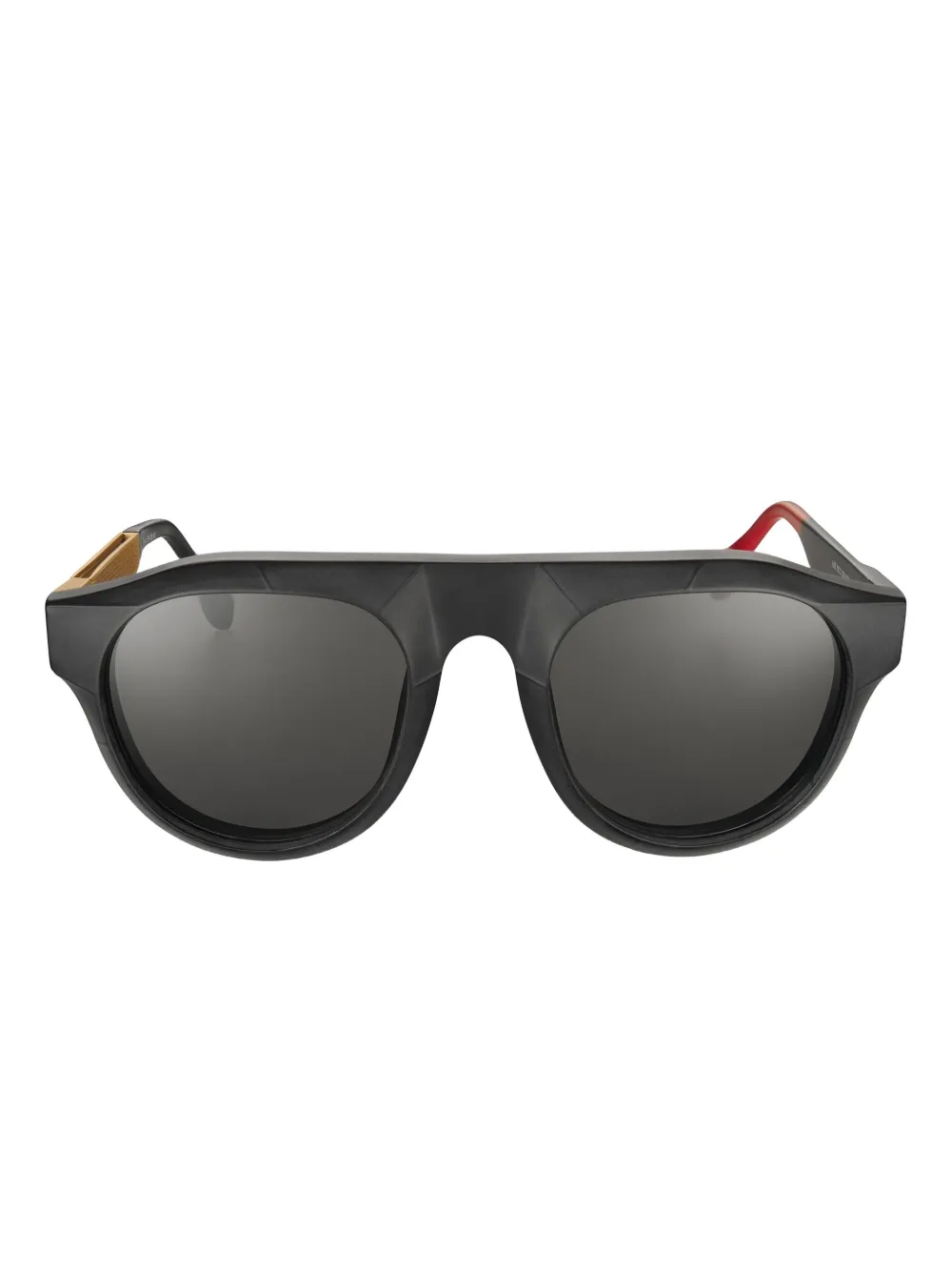 

Солнцезащитные очки в круглой оправе Joe Vysen Eyewear, черный