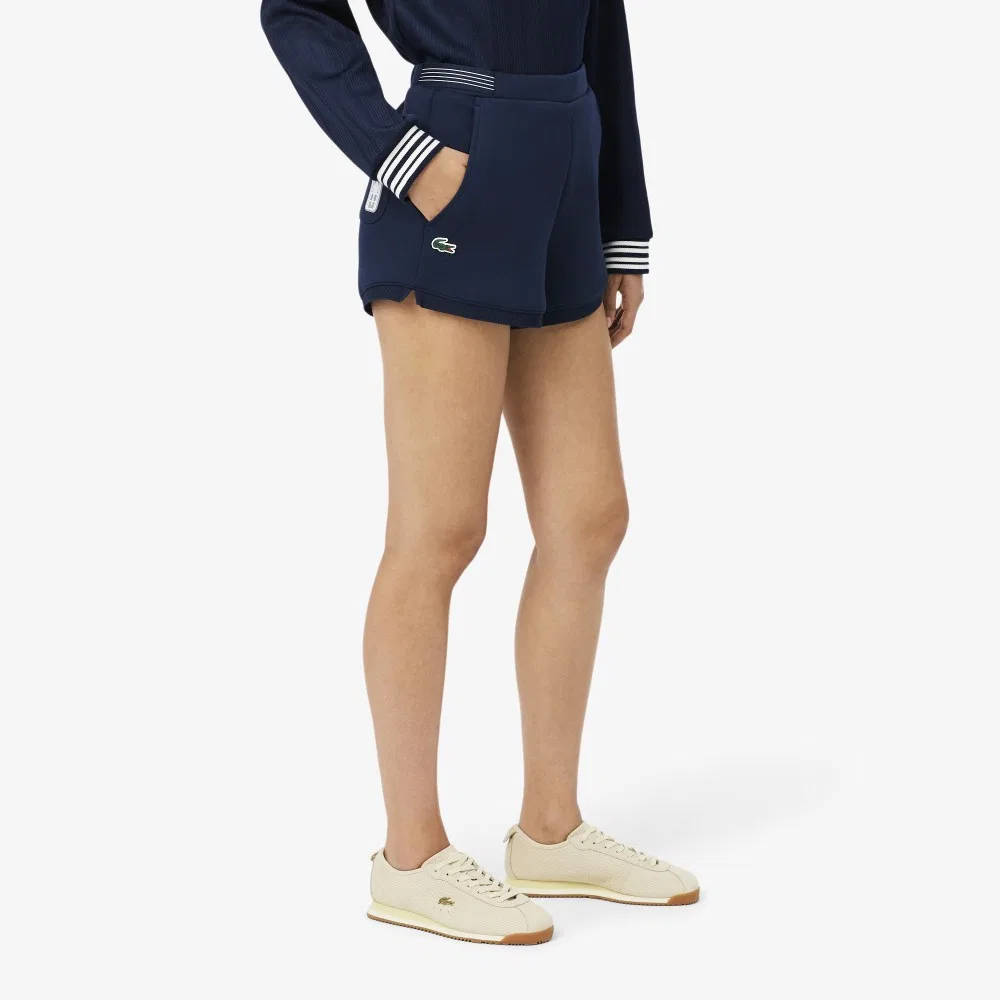 Шорты теннисные Lacoste Heritage, темно-синие — фото 2