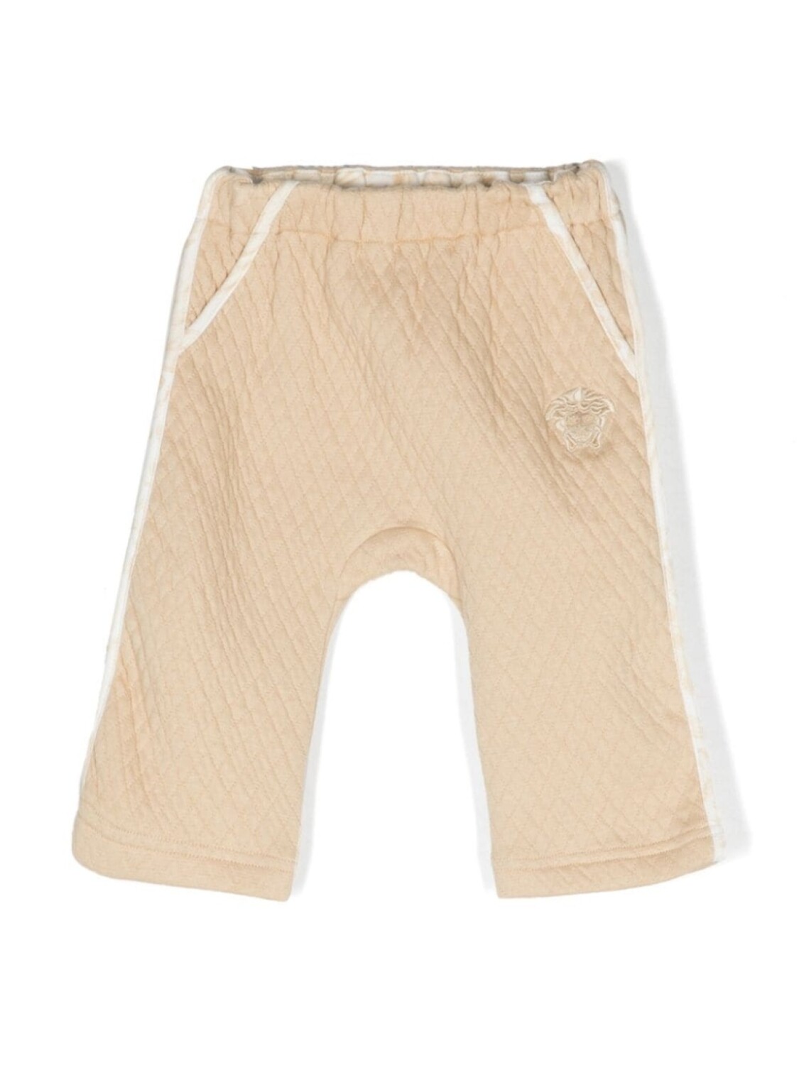 

Versace Kids стеганые спортивные брюки, коричневый