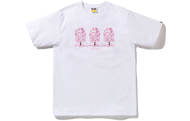 

A BATHING APE Мужская футболка, Розовый
