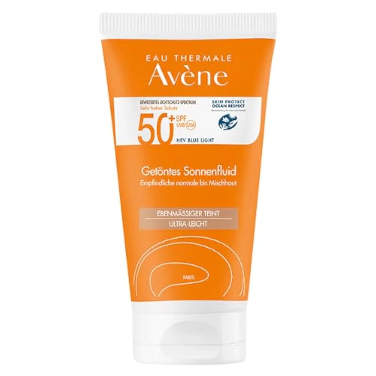 Солнцезащитный флюид с тоном SPF 50+ Avene