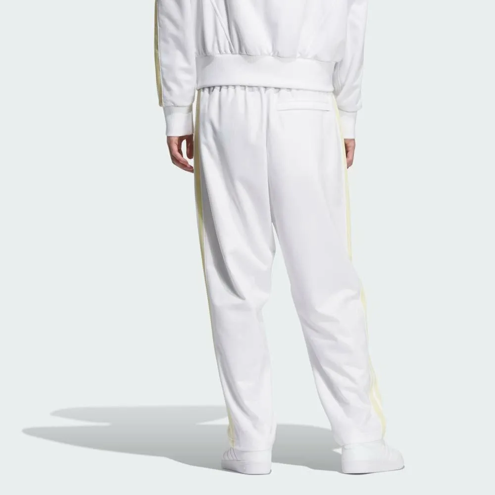 Официальные спортивные брюки Adidas Stadium Gold свободного кроя с открытым низом, цвет White — фото 3