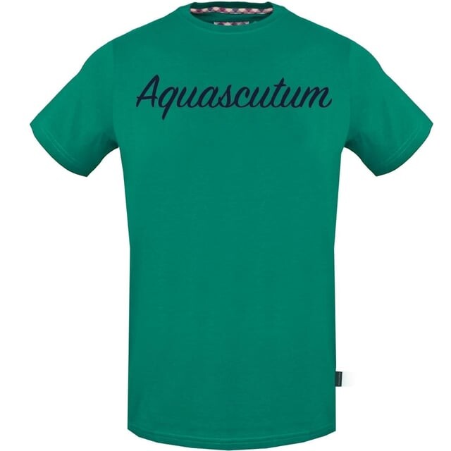 

Футболка с фирменным логотипом Aquascutum, зеленый