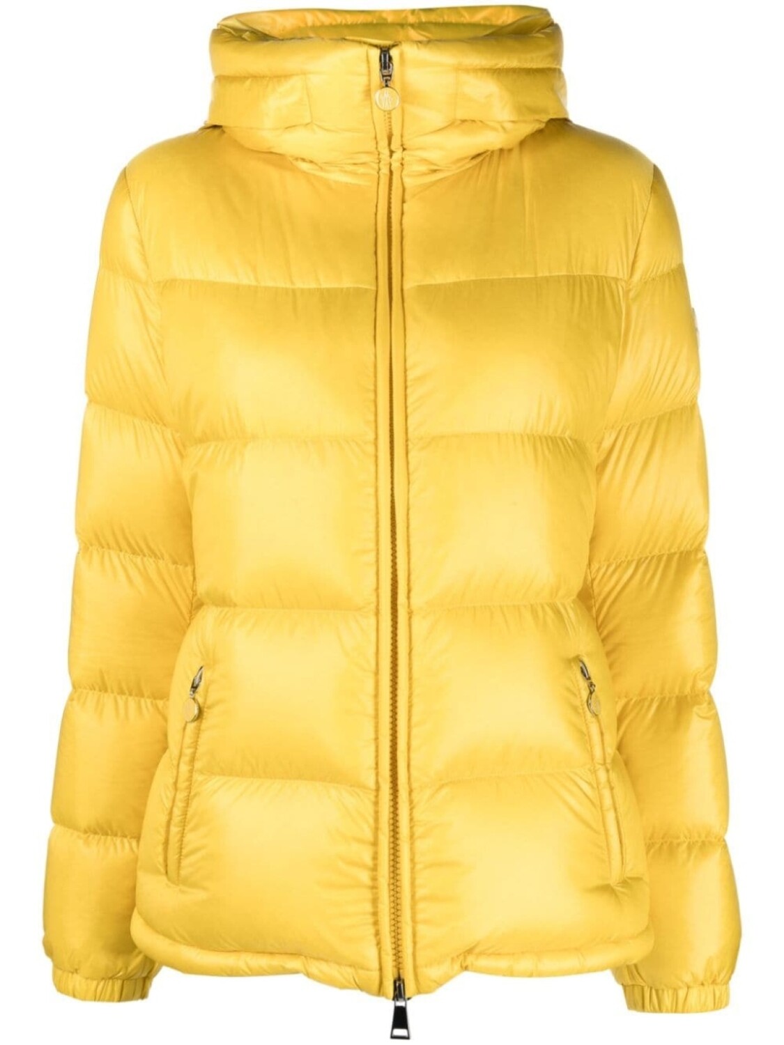 

Moncler пуховик Douro с капюшоном, желтый