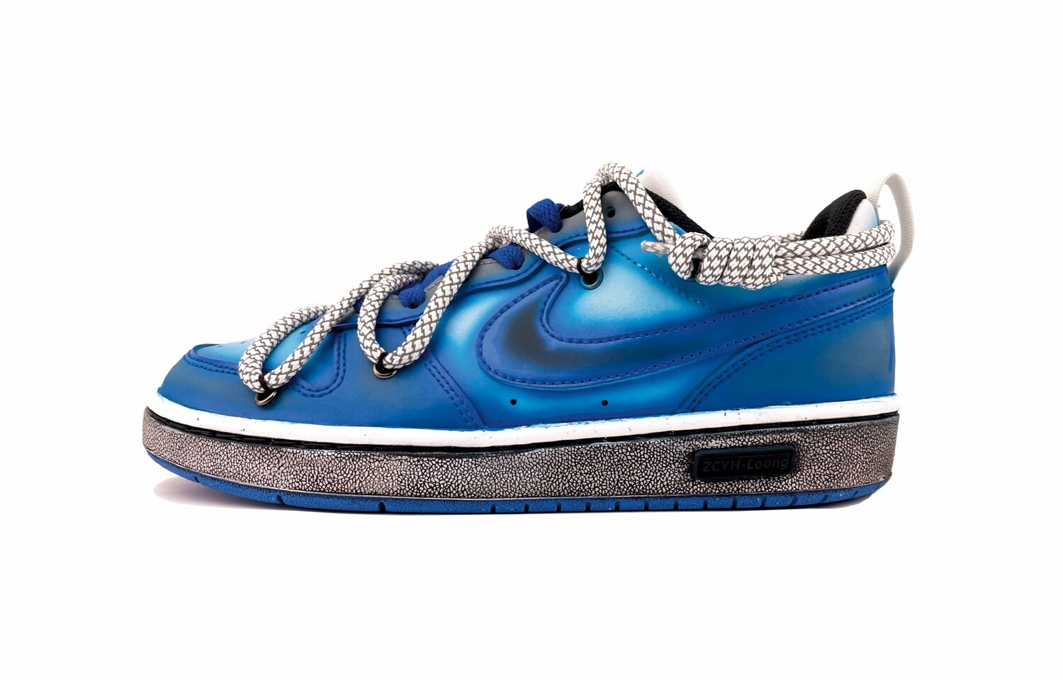 

Кроссовки Nike Court Borough Skateboarding Shoes Women's Low-top Blue/gray, синий