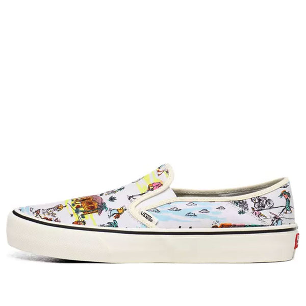

Кроссовки kide slip-on surf white Vans, белый