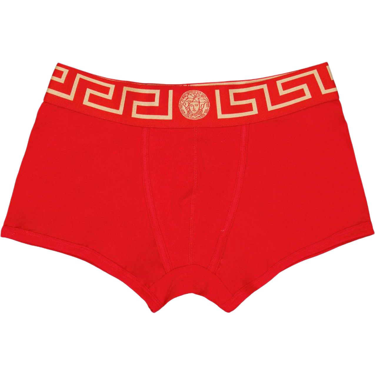 

Длинные боксеры Greca Border VERSACE, красный