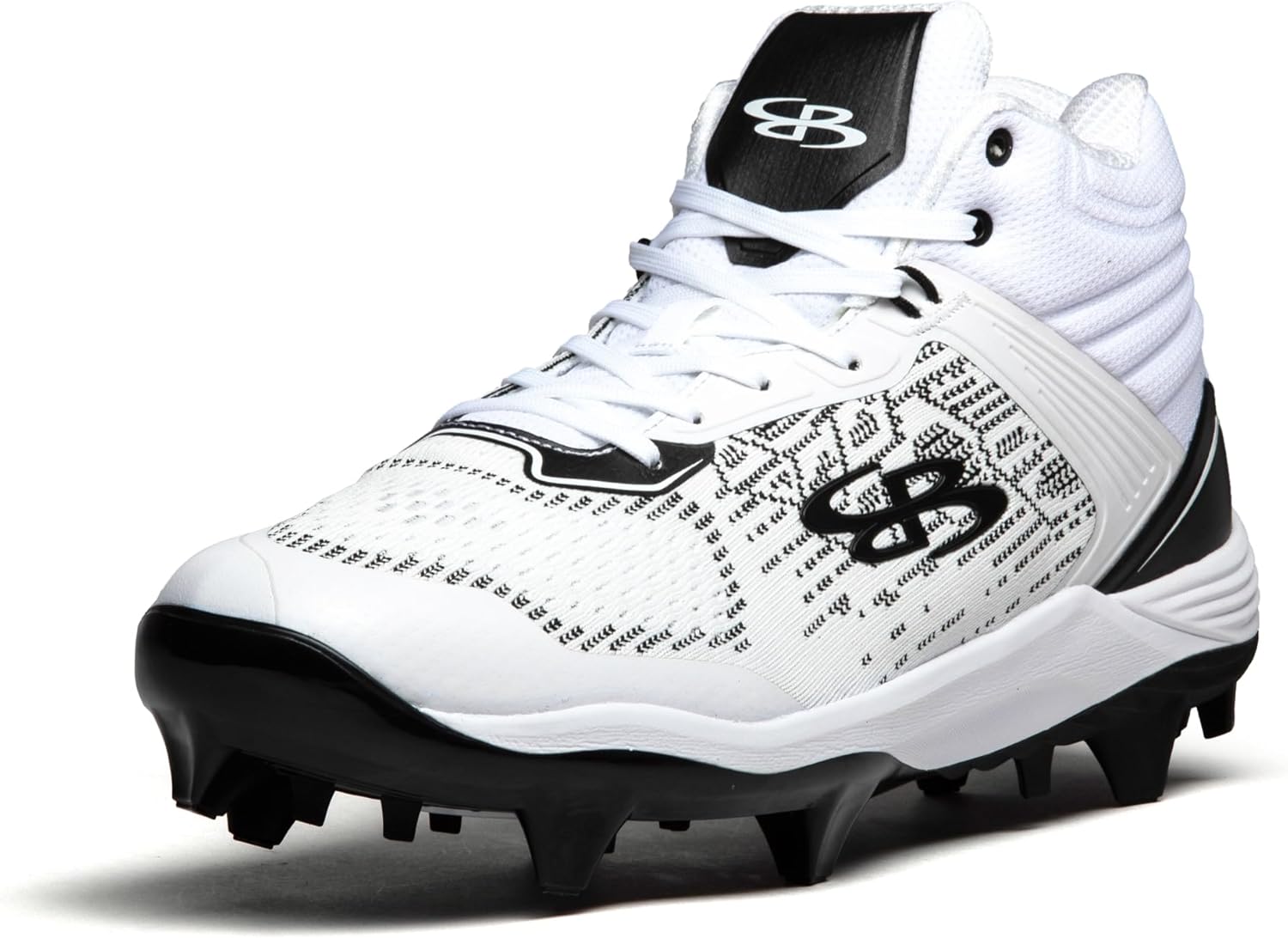 

Бутсы Boombah Viper Pureknit для мужчин с формованной средней подошвой - Status - несколько цветовых вариантов - несколько размеров, белый/черный