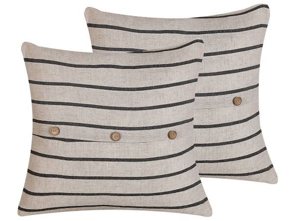 

Подушка Beliani 2 шт CYNARA, 43x43x43 см цвет beige/schwarz