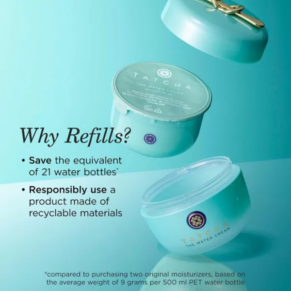 Увлажняющий крем Tatcha Water Cream для сужения пор, сменный блок — фото 2