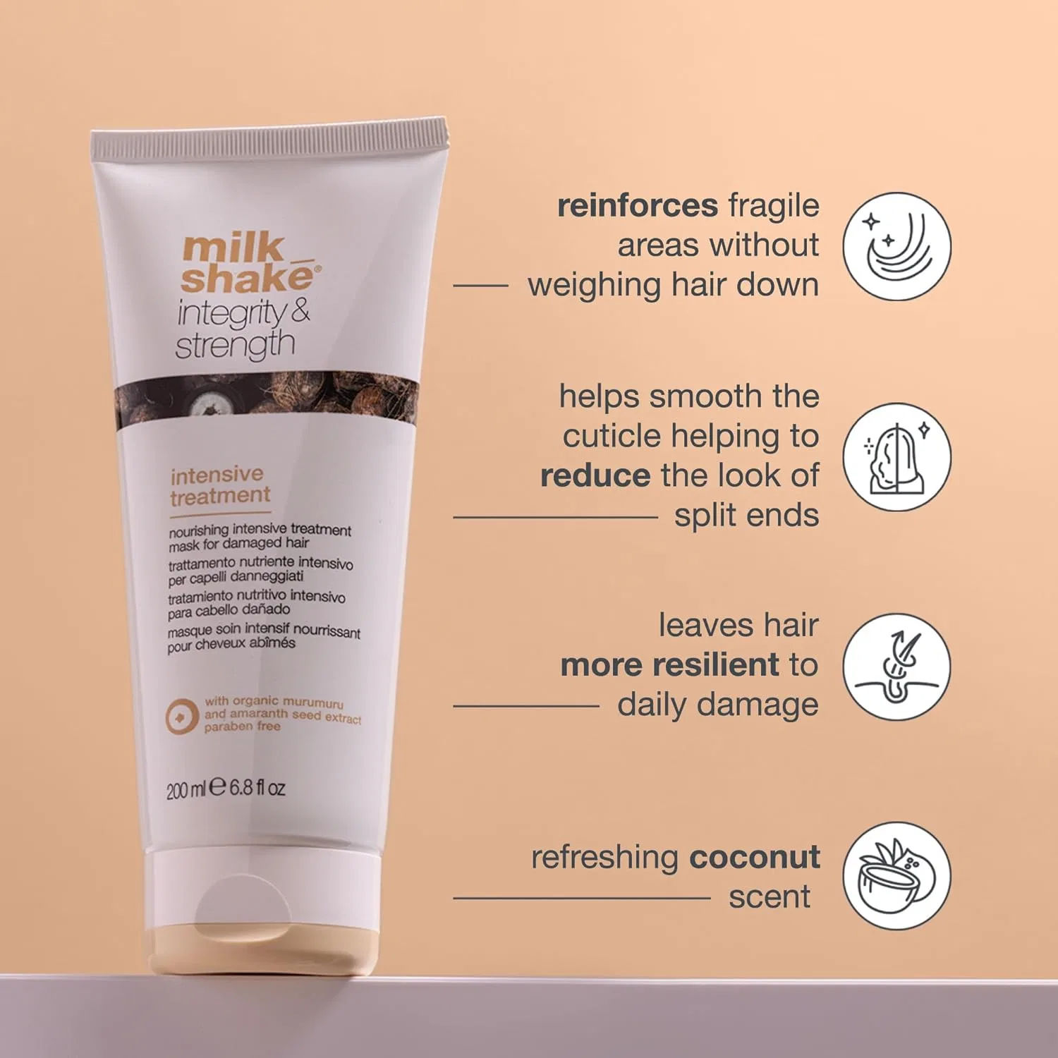 Интенсивное средство milk_shake Integrity & Strongth 500 мл Milk_Shake — фото 2