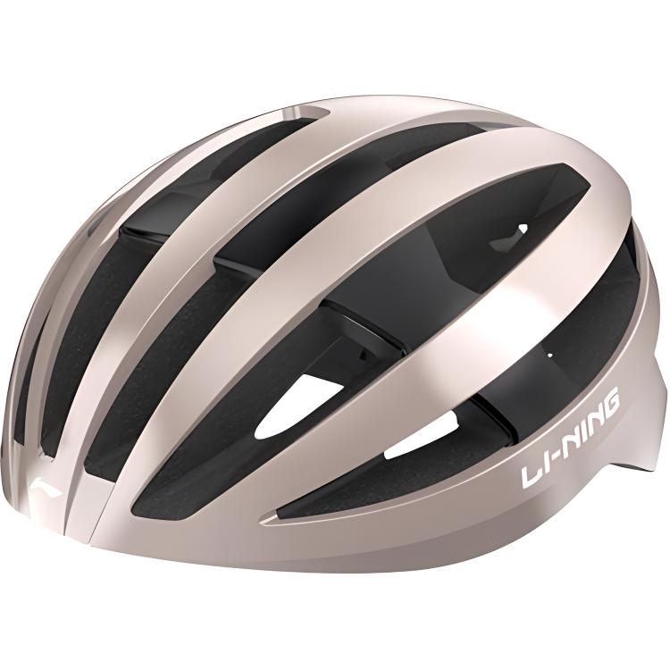 

LiNing Велосипедный шлем для активного отдыха Экологичный корпус из поликарбоната + внутренняя оболочка из вспененного пенополистирола Унисекс горный велосипедный шлем, Абрикосовый песок (глянцевое покрытие)