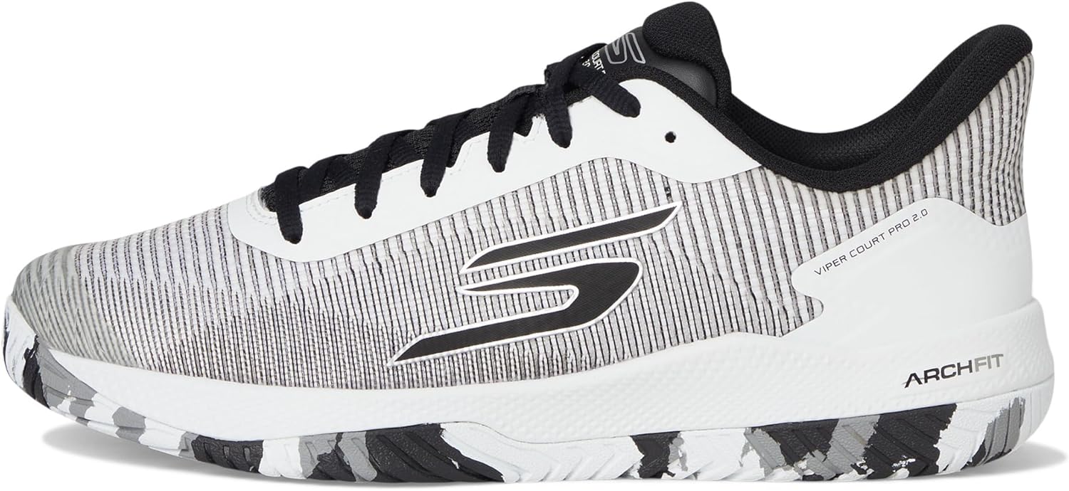 Кроссовки Skechers для мужчин Pickleball Viper Court Pro 2.0, белый — фото 4