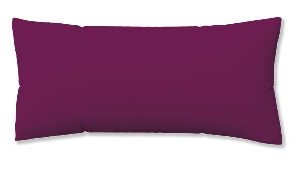 

Наволочка schlafgut Jersey, 40x3x80 см цвет purple deep