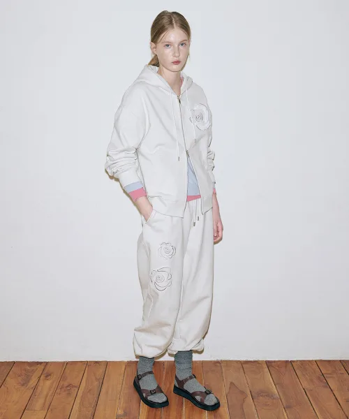 Женские брюки SINOON Rose Stamp Jogger Pants