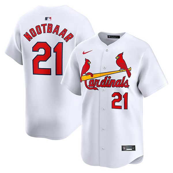 

Мужская белая бейсболка St Louis Cardinals Lars Nootbaar Nike