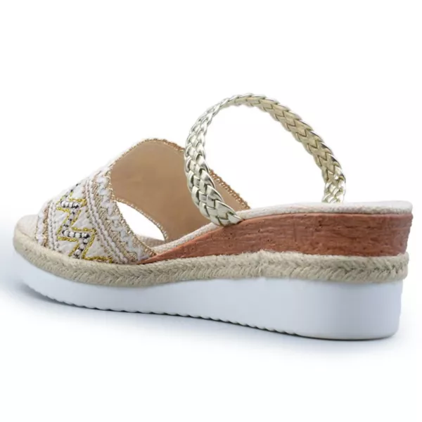 Женские босоножки Comfort 19 на платформе Henry Ferrera, бежевый — фото 3