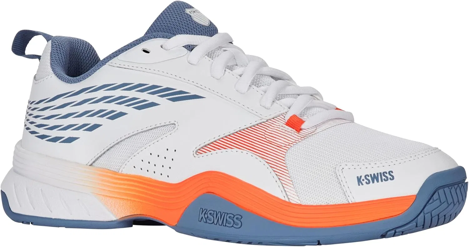 Кроссовки теннисные SpeedEx K-Swiss, белый/Infinity/Scarlet Ibis — фото 2