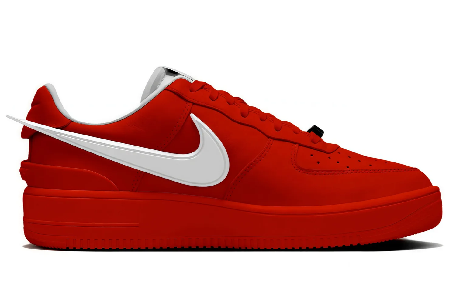 Nike AMBUSH Air Force 1 Crimson Heaven Slip Resistant Low top кроссовки Unisex красные — фото 2