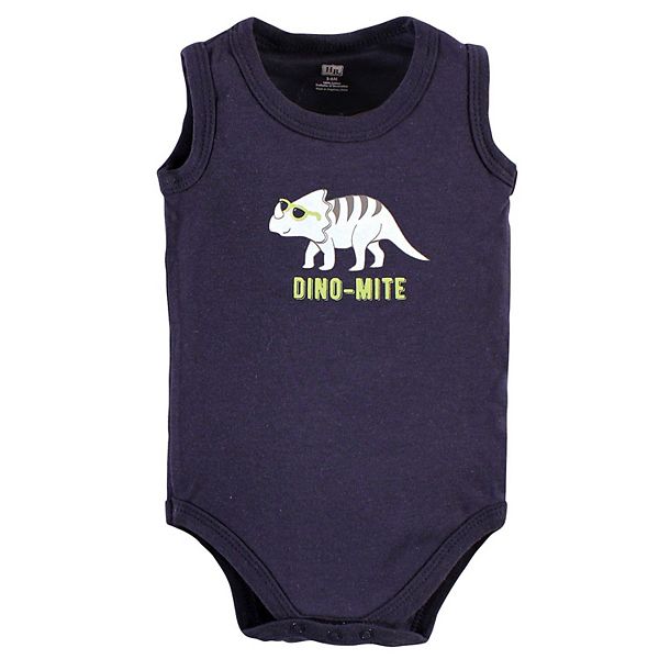 Боди без рукавов для мальчика, cool dinosaurs Hudson Baby — фото 4