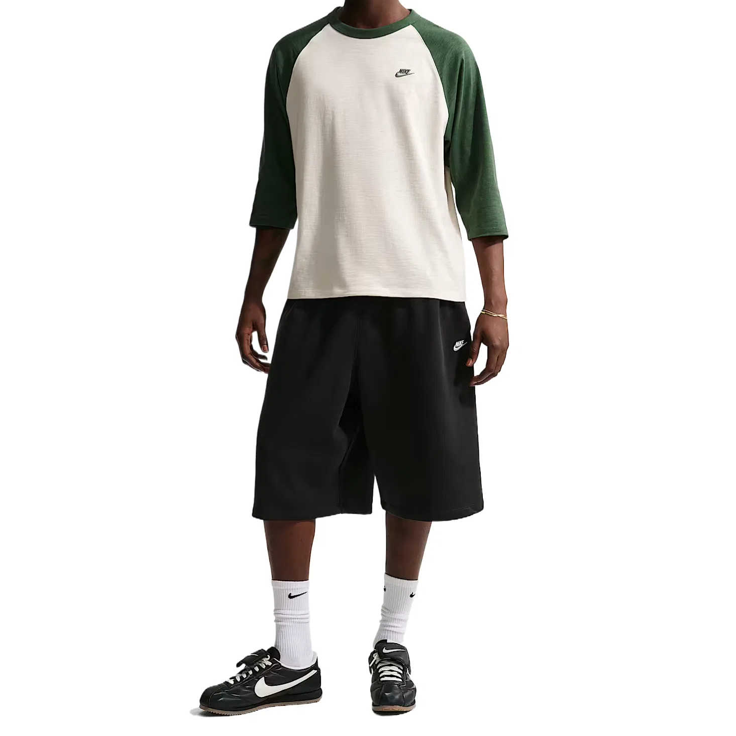 Спортивные шорты Sportswear Club Casual, мужские Nike, Black/Black/White — фото 3
