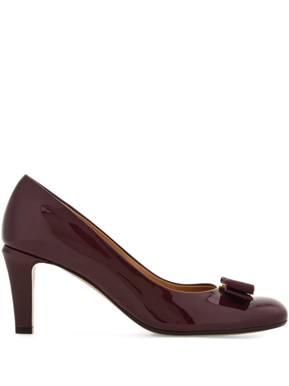 Туфли Vara Bow 70 Ferragamo, фиолетовый