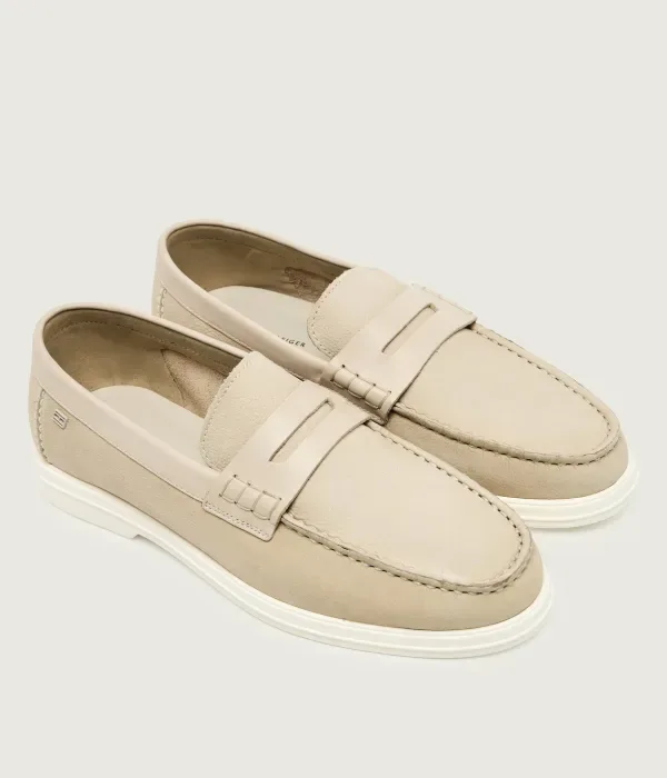 Лоферы Hilfiger Skin Loafer Mix Tommy Hilfiger, бежевый — фото 3
