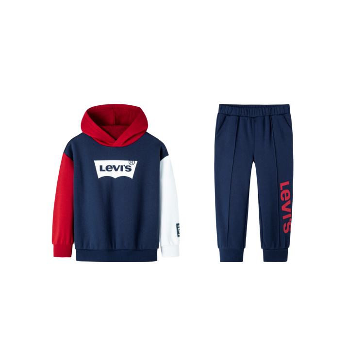 

Повседневная спортивная футболка Levis для младших классов, темно-индиго