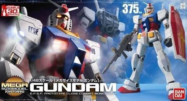 

Gundam — модель мегаразмера 1/48 rx-78-2 Gundam — комплект модели — 37,5 см Inna marka