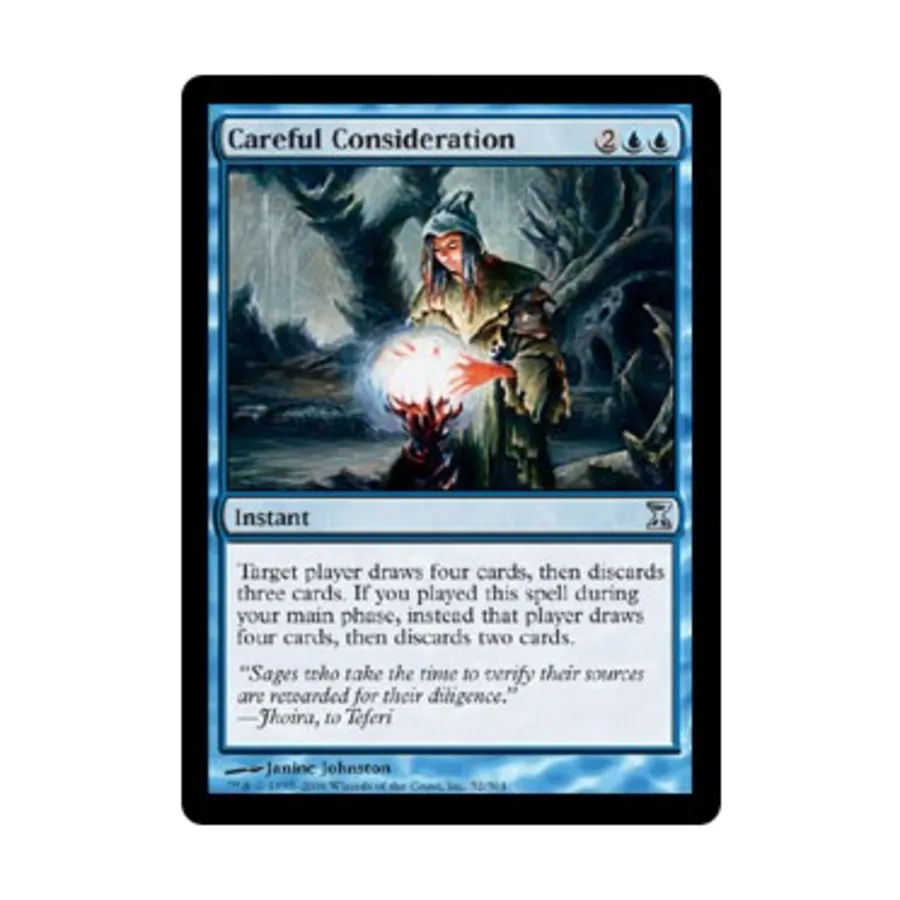 

CCG Осторожное рассмотрение (U) (фольга), MTG - Time Spiral