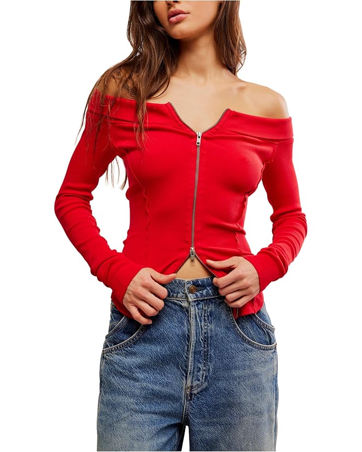 

Футболка Free People Eye Candy Tee, цвет Rusted Red
