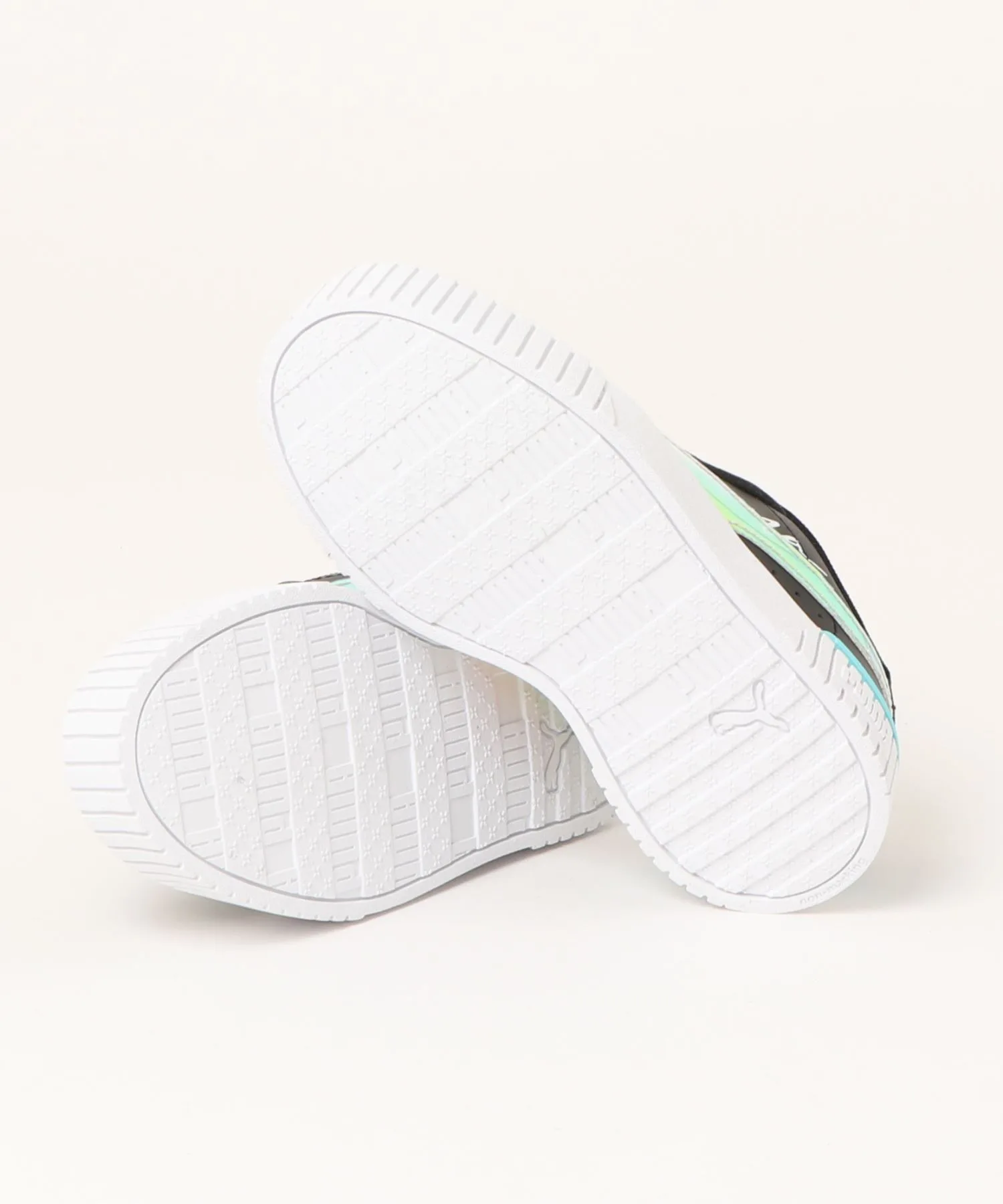 Детские кроссовки на толстой подошве Carina 2.0 Crystal Wings PS PUMA чёрные — фото 3