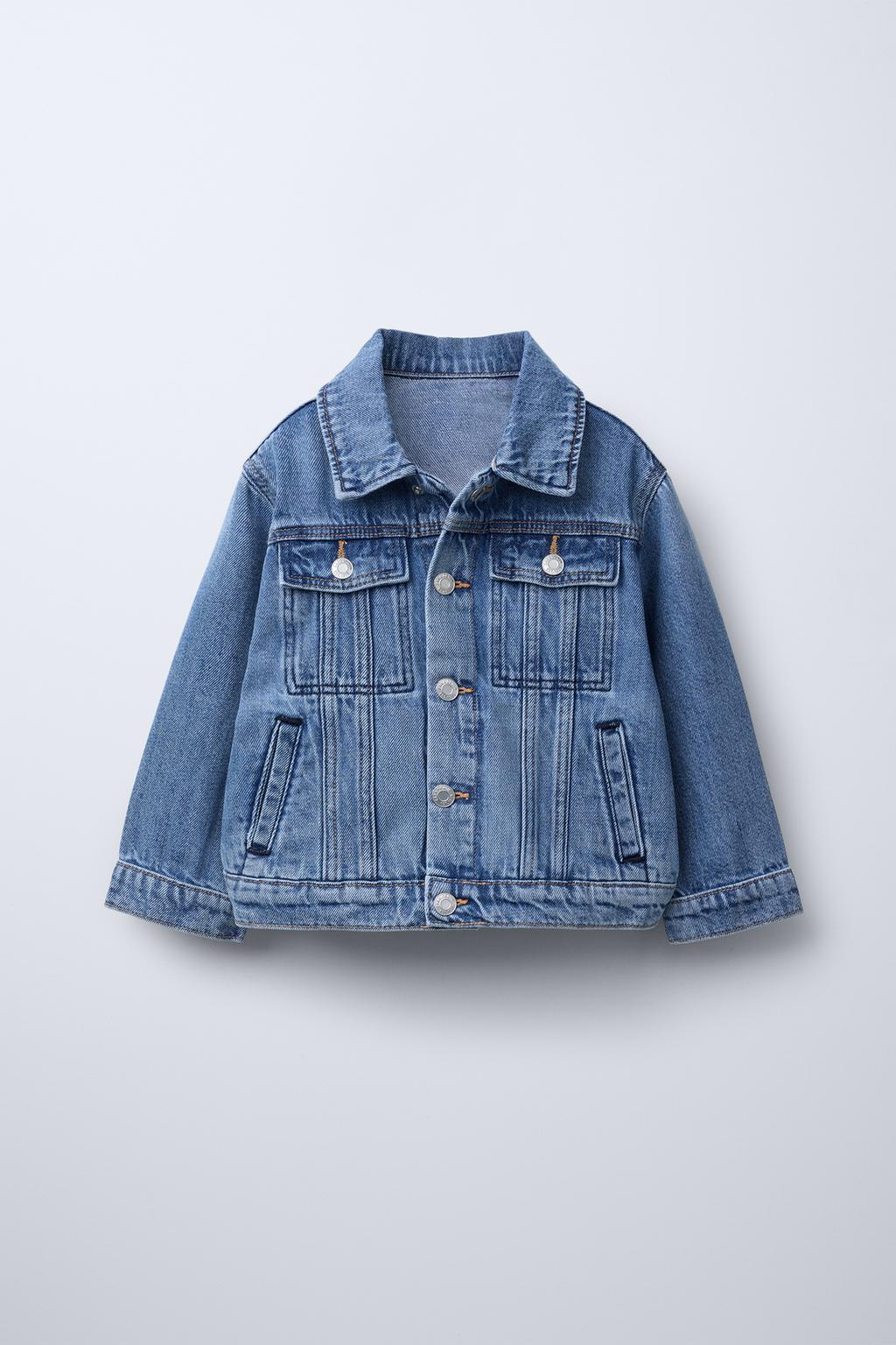 

Базовая джинсовая куртка ZARA, синий