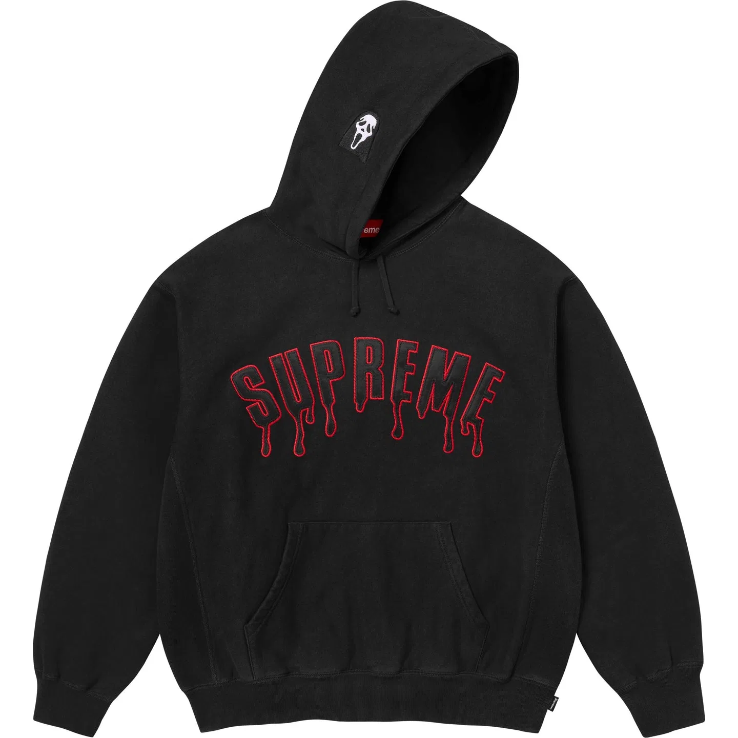Худи Supreme x Ghostface SS26 WEEK10 Arc Серое — фото 3
