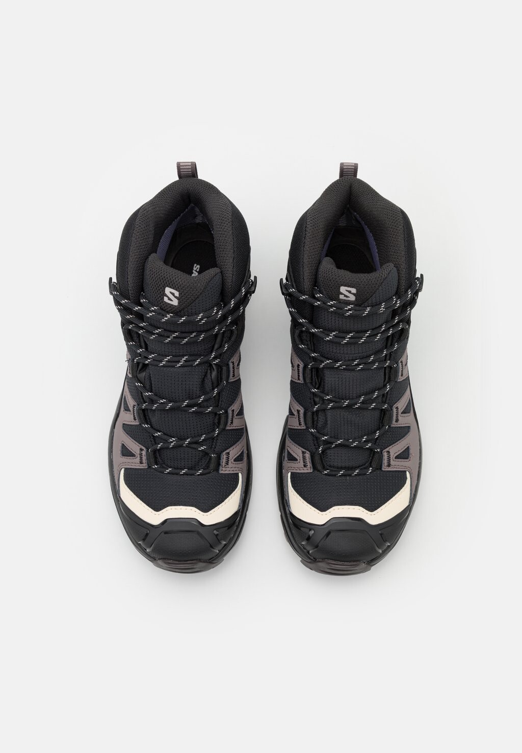 Кроссовки X ULTRA 360 MID GTX Salomon, цвет black/plum kitten/shale — фото 4