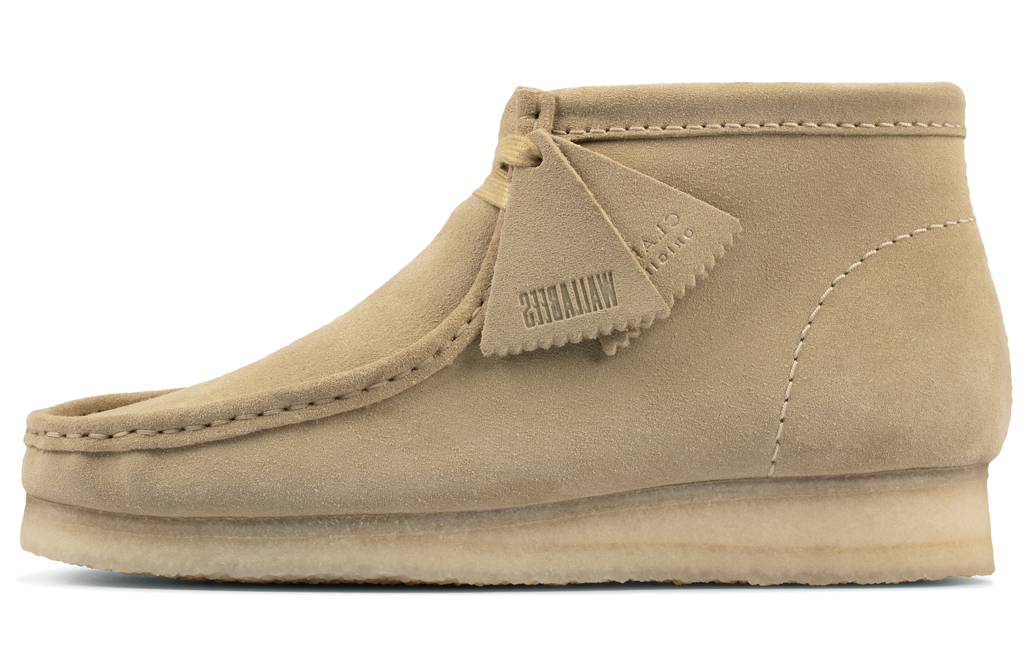 

Clarks Ботинки Wallabee «Бежевая замша»