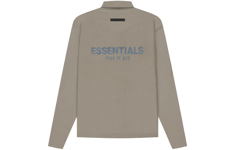 Куртка Fear of God Essentials SS21 Coaches Jacket Taupe — фото 3