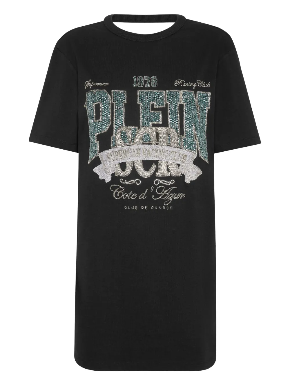 

Платье со стразами Philipp Plein, черный