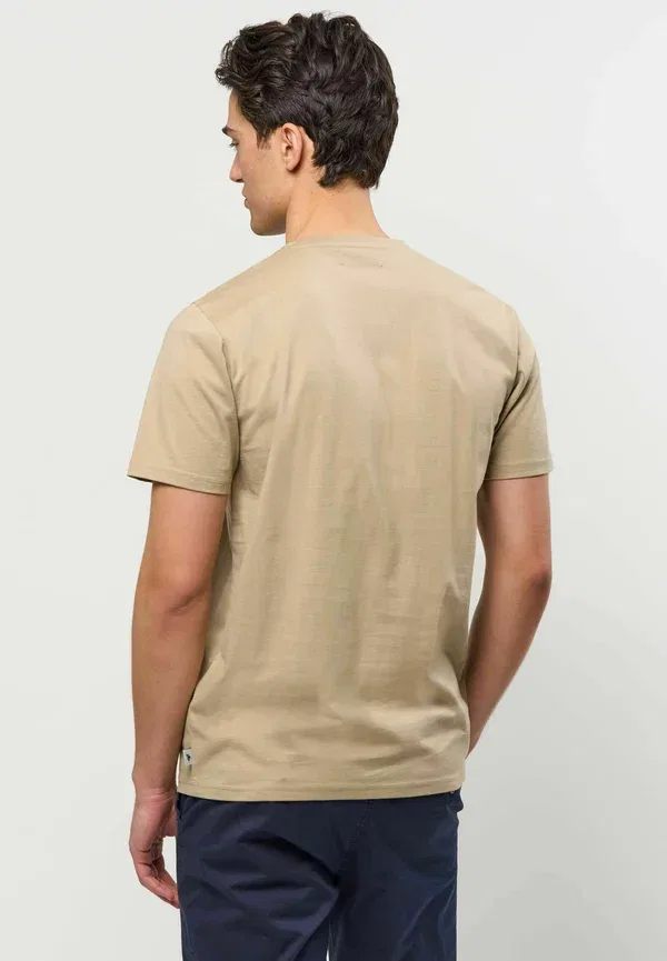 Футболка Umelias basic t-shirt U.S. Polo Assn., кремовый — фото 3