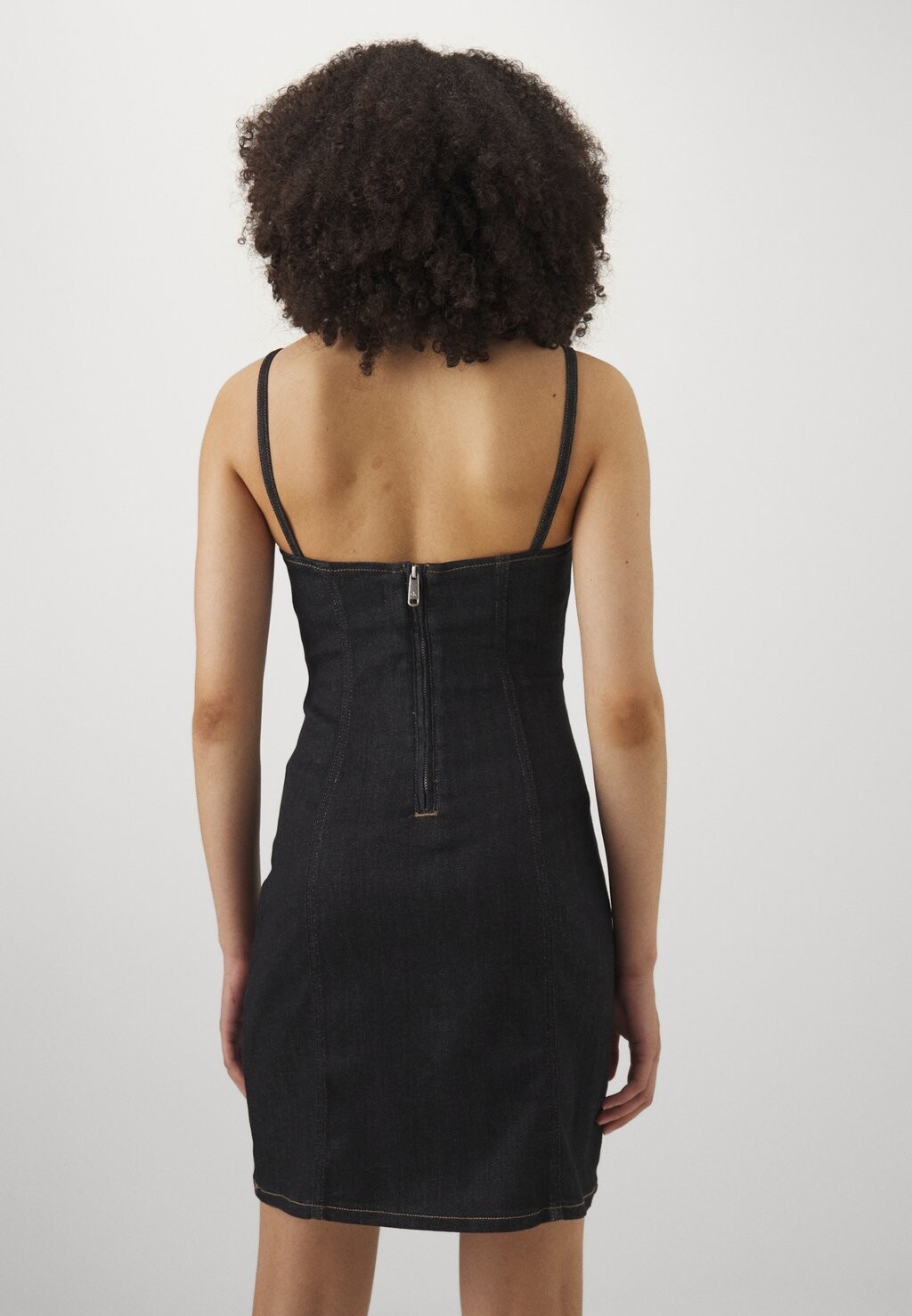 

Джинсовое платье SLIP MINI DRESS Calvin Klein, темно-синий