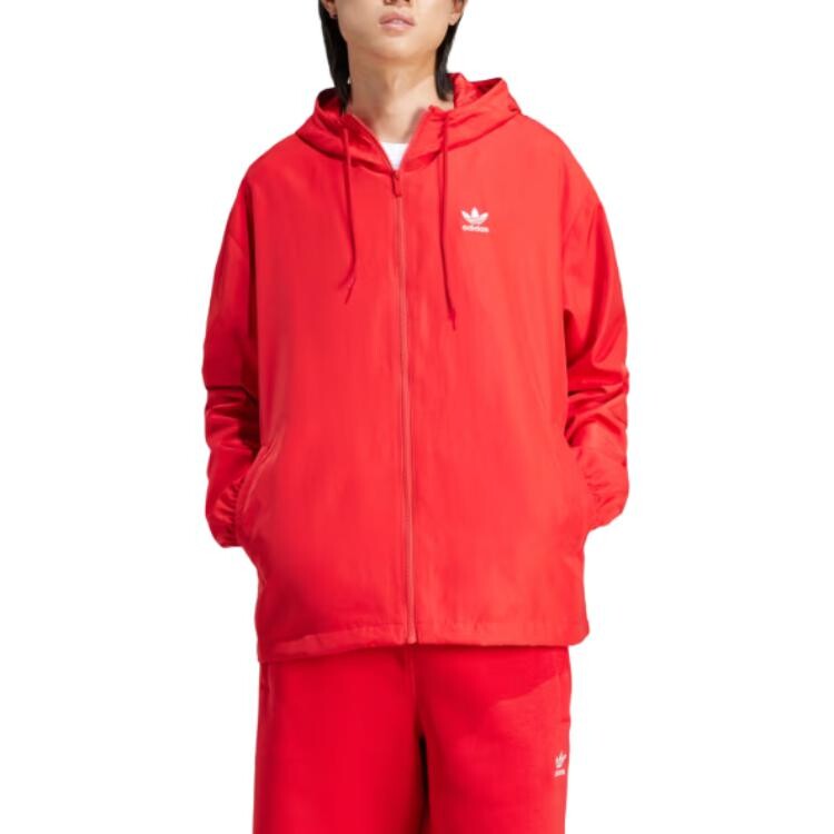 Куртка мужская Adicolor красная Adidas Originals, красный — фото 2
