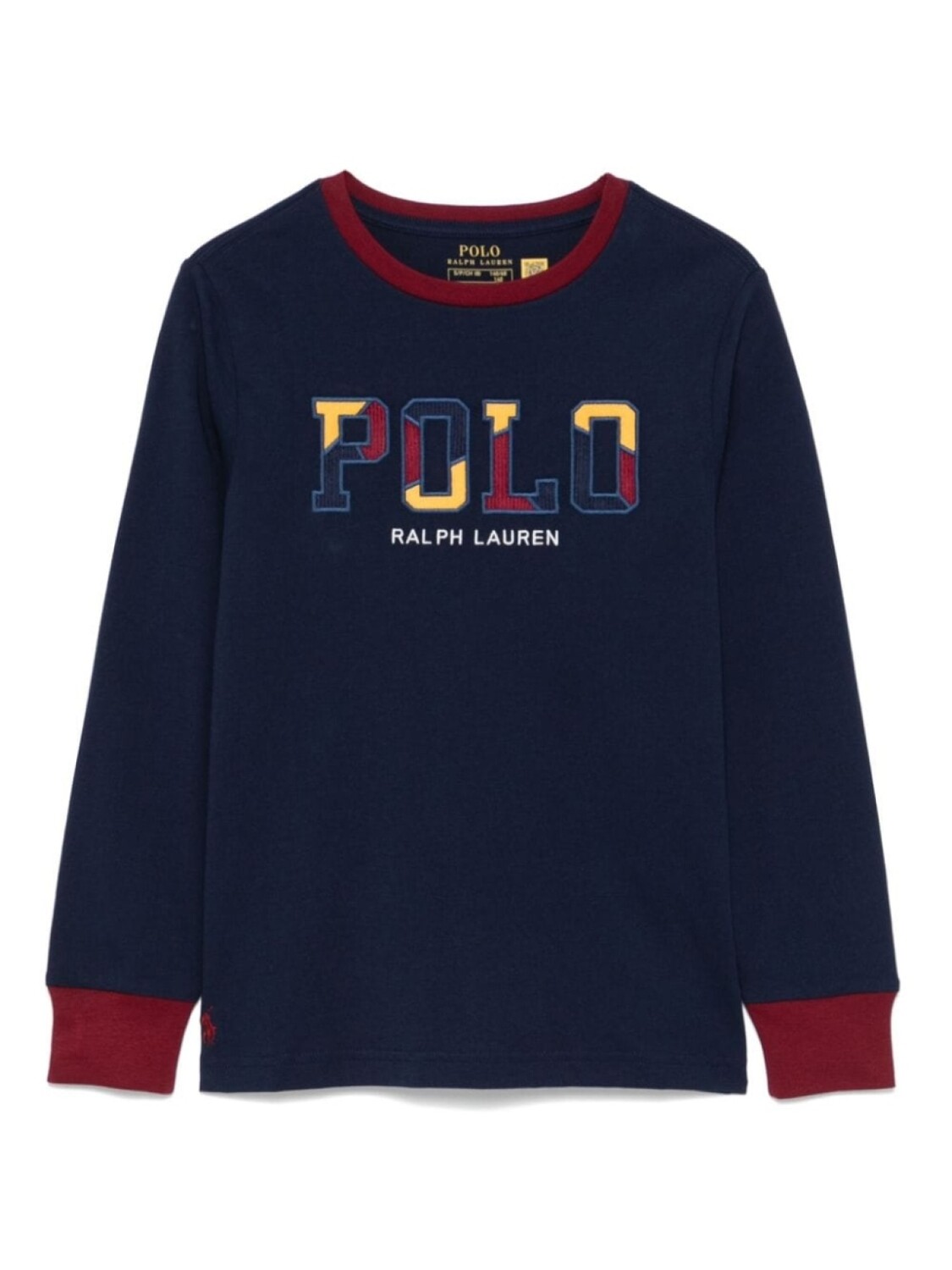 

Ralph Lauren Kids футболка с вышитым логотипом, синий