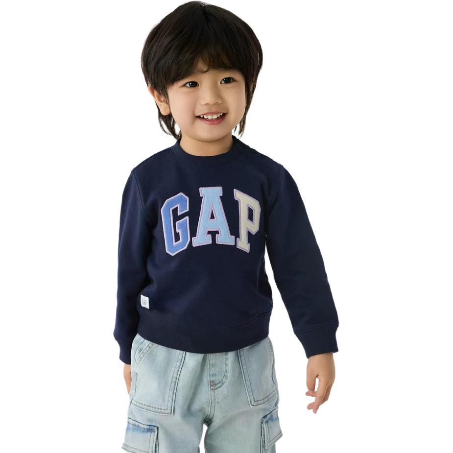 Толстовка для детей 3-7 лет GAP, светло-серый — фото 4