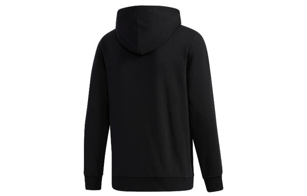 Толстовка adidas neo M ESNTL 3S HDY Sports Loose Black, черный — фото 2
