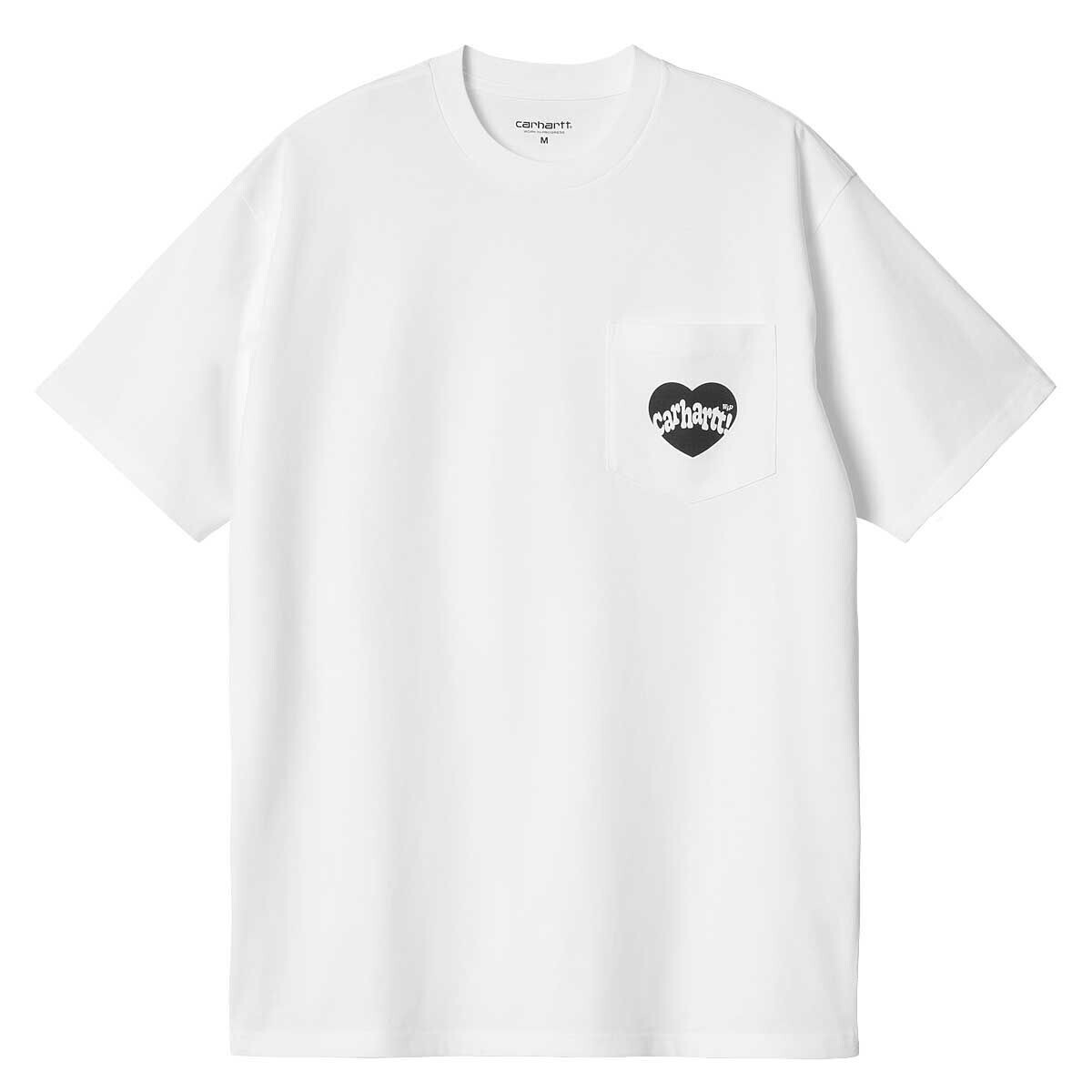 

Футболка с карманом Amour S/S Carhartt WIP, цвет Weiß/Schwarz